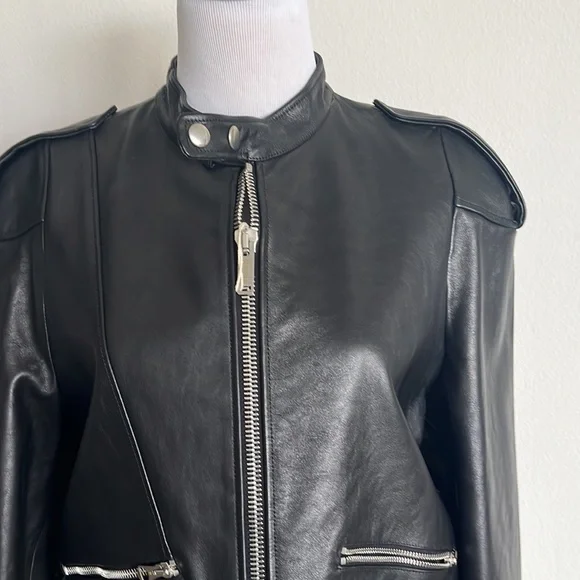 Golden goose deluxe brand Woman’s jacket leather size large black